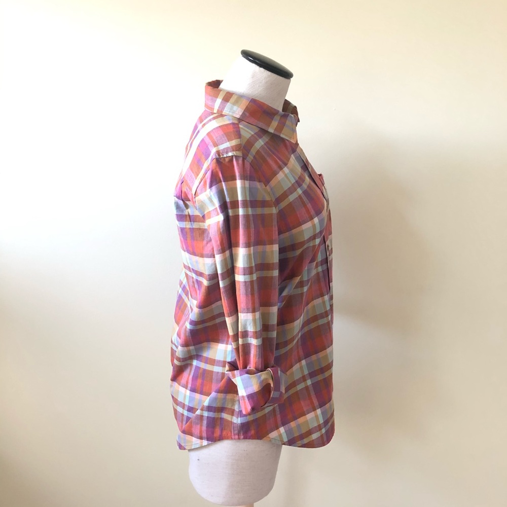 Pendleton Multi Color Plaid Button Down Shirt - image 3
